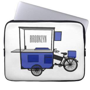 Funda Para Portátil Ilustracion personalizado de carrito de alimentos