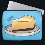 Funda Para Portátil Ilustracion personalizado de Cheesecake<br><div class="desc">Ilustracion personalizado de Cheesecake</div>