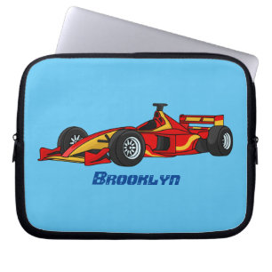 Funda Para Portátil Ilustracion personalizado de coches de carreras de