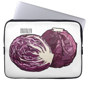 Funda Para Portátil Ilustracion personalizado de col roja