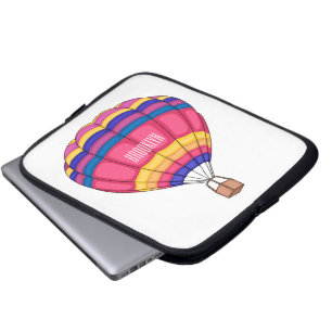 Funda Para Portátil Ilustracion personalizado de globo aerostático