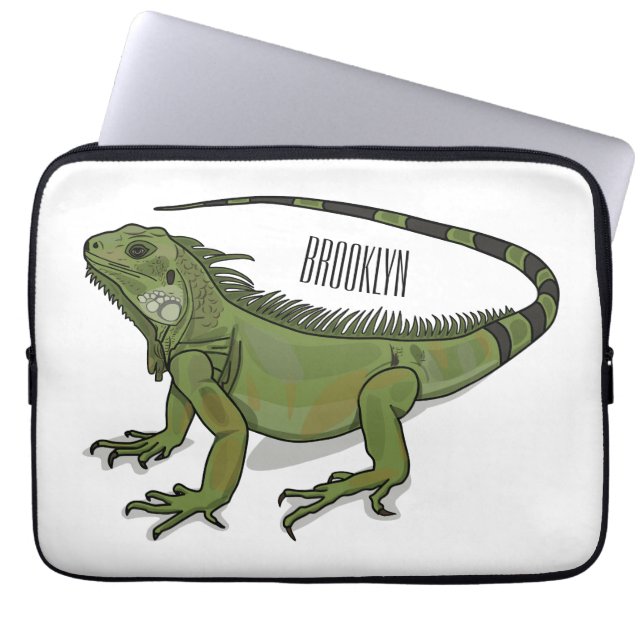 Funda Para Portátil Ilustracion personalizado de Iguana (Frente)