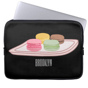 Funda Para Portátil Ilustracion personalizado de Macaron