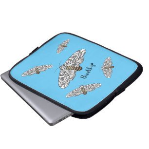 Funda Para Portátil Ilustracion personalizado de mariposa leopardo gig