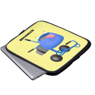 Funda Para Portátil Ilustracion personalizado de mezclador de cemento