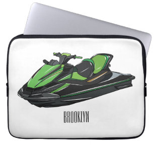 Funda Para Portátil Ilustracion personalizado de moto acuática