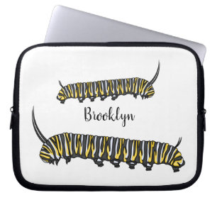 Funda Para Portátil Ilustracion personalizado de oruga monarca