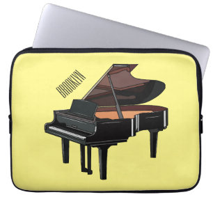 Funda Para Portátil Ilustracion personalizado de piano