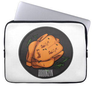 Funda Para Portátil Ilustracion personalizado de pollo asado