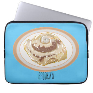 Funda Para Portátil Ilustracion personalizado de rollo de canela