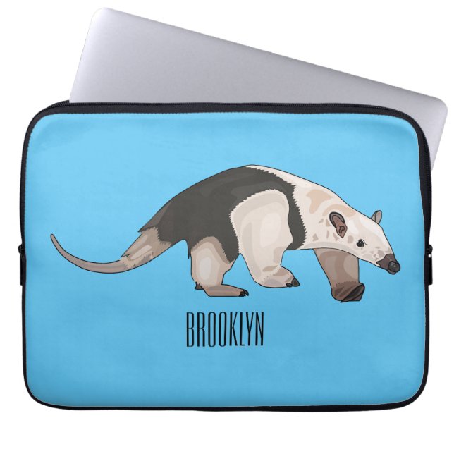 Funda Para Portátil Ilustracion personalizado de Tamandua (Frente)
