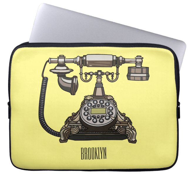 Funda Para Portátil Ilustracion personalizado de teléfono (Frente)