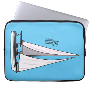 Funda Para Portátil Ilustracion personalizado de velero