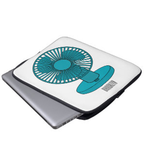 Funda Para Portátil Ilustracion personalizado de ventilador