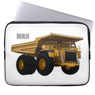 Funda Para Portátil Ilustracion personalizado del camión de altura