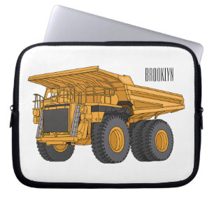 Funda Para Portátil Ilustracion personalizado del camión de altura