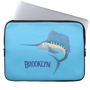 Funda Para Portátil Ilustracion personalizado divertido de pez espada