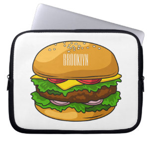 Funda Para Portátil Ilustracion personalizado Hamburger