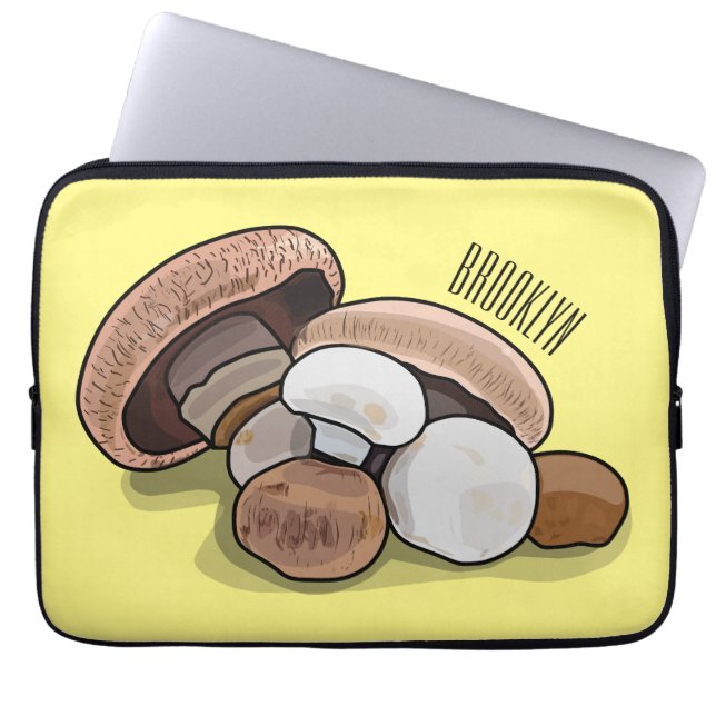 Funda Para Portátil Ilustracion personalizado hongo (Frente)