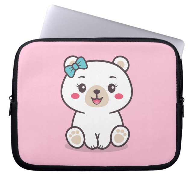 Funda Para Portátil Ilustracion Teddy Bear (Frente)