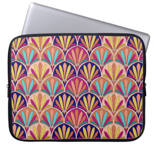 Funda Para Portátil Ilustracion textil tradicional indio