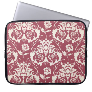 Funda Para Portátil Ilustración. Textura de lujo. Barroco, costura de