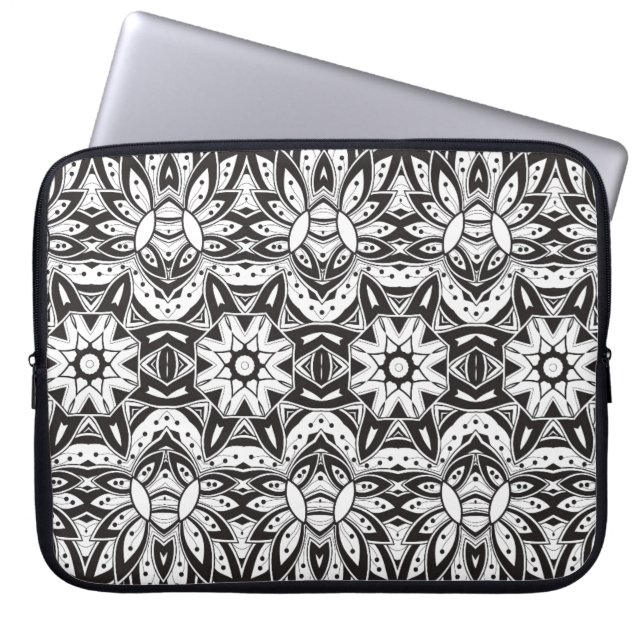 Funda Para Portátil Ilustracion tribal inspirado del estilo (Frente)