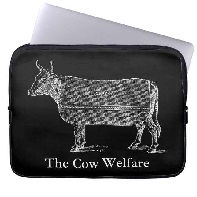 Funda Para Portátil Ilustracion VINTABLE Blanco La Manga De Bienestar  (Frente)