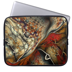 Funda Para Portátil Ilustraciones abstractas del fractal de Glynnia