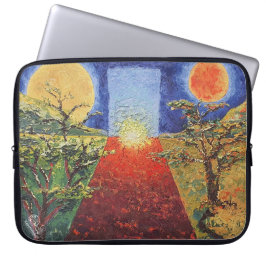 Funda Para Portátil  Imagen de mi obra arte La puesta del sol