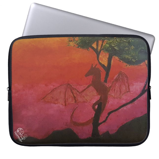 Funda Para Portátil  Imagen de mi obra Fantasía y realidad (Frente)