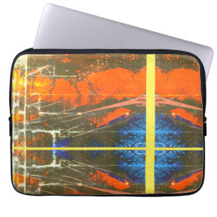 Funda Para Portátil Imágenes abstractas de color de arte moderno