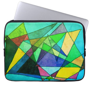 Funda Para Portátil Imágenes abstractas de color de arte moderno