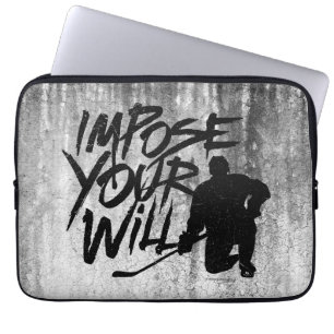 Funda Para Portátil Imponer su voluntad (hockey)