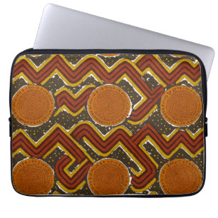 Funda Para Portátil Impresión africana en negrita