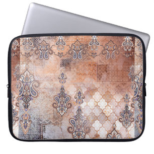 Funda Para Portátil Impresión clásica vintage con patchwork, paisley