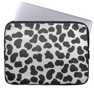 Funda Para Portátil Impresión dálmata en blanco y negro