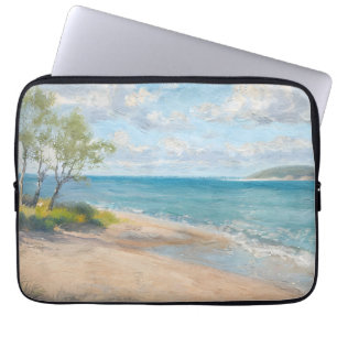 Funda Para Portátil Impresión de arte de playa Brisa costera