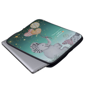Funda Para Portátil Impresión de boganhus "Eleze Elephant & Polka Hen"
