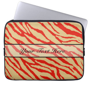 Funda Para Portátil Impresión de cebra animal retro 17