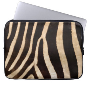 Funda Para Portátil Impresión de cebra en el mango superior del regazo