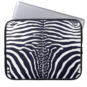 Funda Para Portátil Impresión de cebra marrón y blanco
