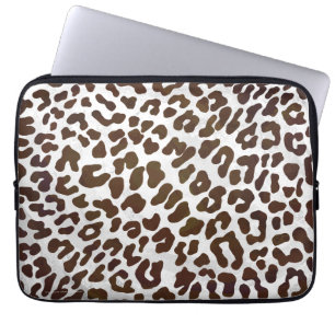 Funda Para Portátil Impresión de chocolate leopardo
