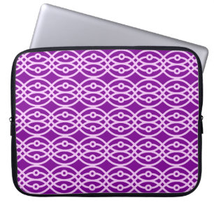 Funda Para Portátil Impresión de kimono, morado y lavanda