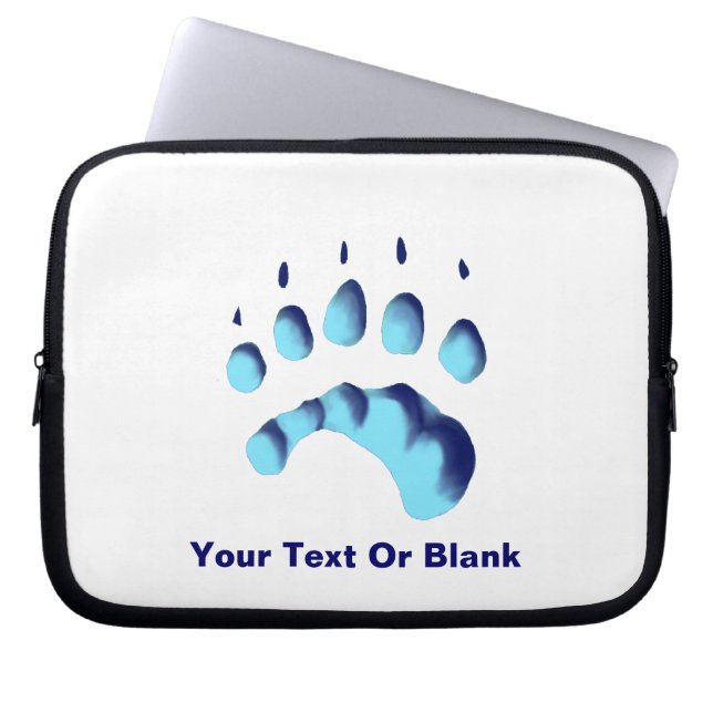 Funda Para Portátil Impresión de la hoja de oso polar (Frente)