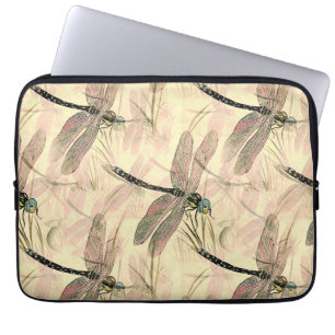 Funda Para Portátil Impresión de la libélula vintage