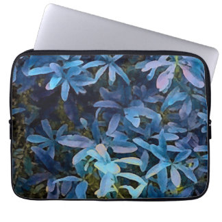 Funda Para Portátil Impresión de las hojas azules