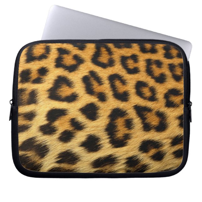 Funda Para Portátil Impresión de leopardo (Frente)