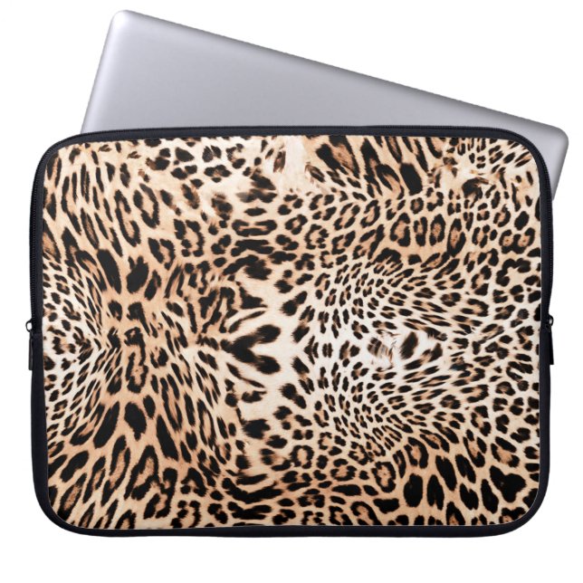 Funda Para Portátil Impresión de leopardo (Frente)