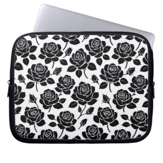 Funda Para Portátil Impresión de rosa negra